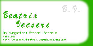 beatrix vecseri business card